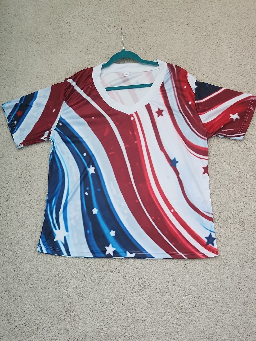 Womens Patriotic Top